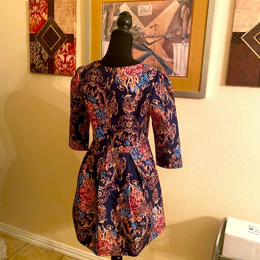 Elaborate print dress